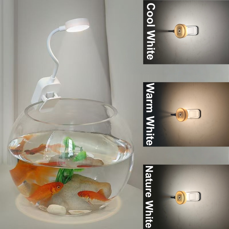 Aquarium Plant Light - Lampu Akuarium LED Jepit untuk Tangki