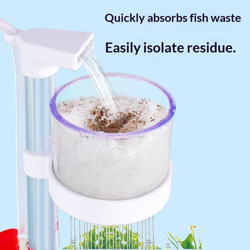 Planted Aquarium Cleaning - 1Set Filter Akuarium Teleskopik dengan Oksigenasi