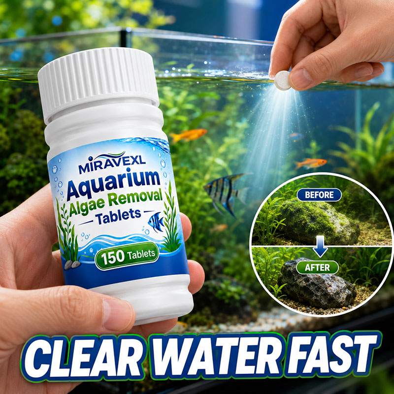 Aquarium Moss - Tablet Penghilang Alga Akuarium MIRAVEXL 150,