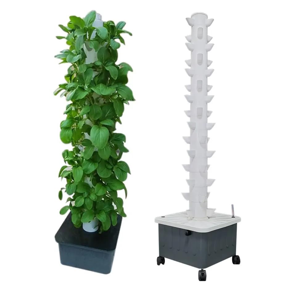 Planted Tank - Menara Hidroponik Vertikal Aeroponik untuk Herbal,
