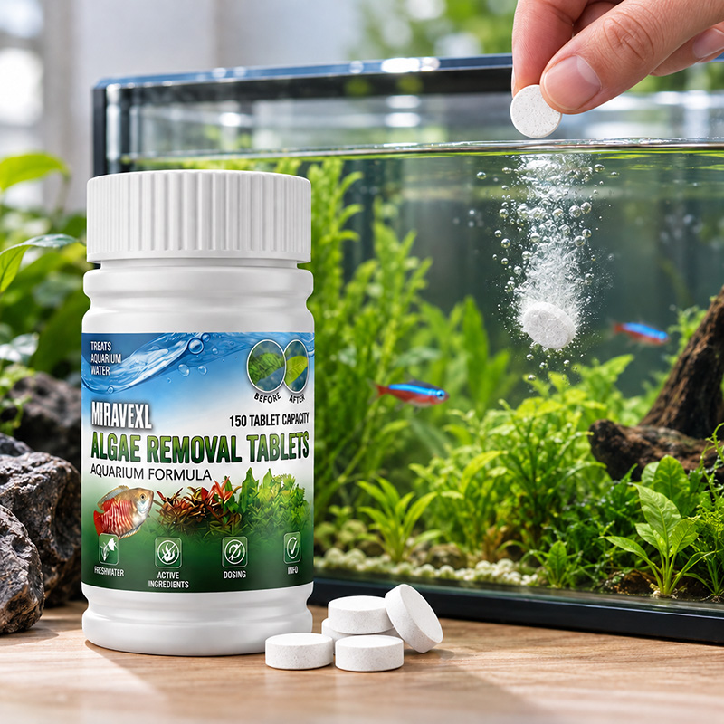 Planted Aquarium Cleaning - MIRAVEXL 150 Tablet, Penghilang Alga untuk