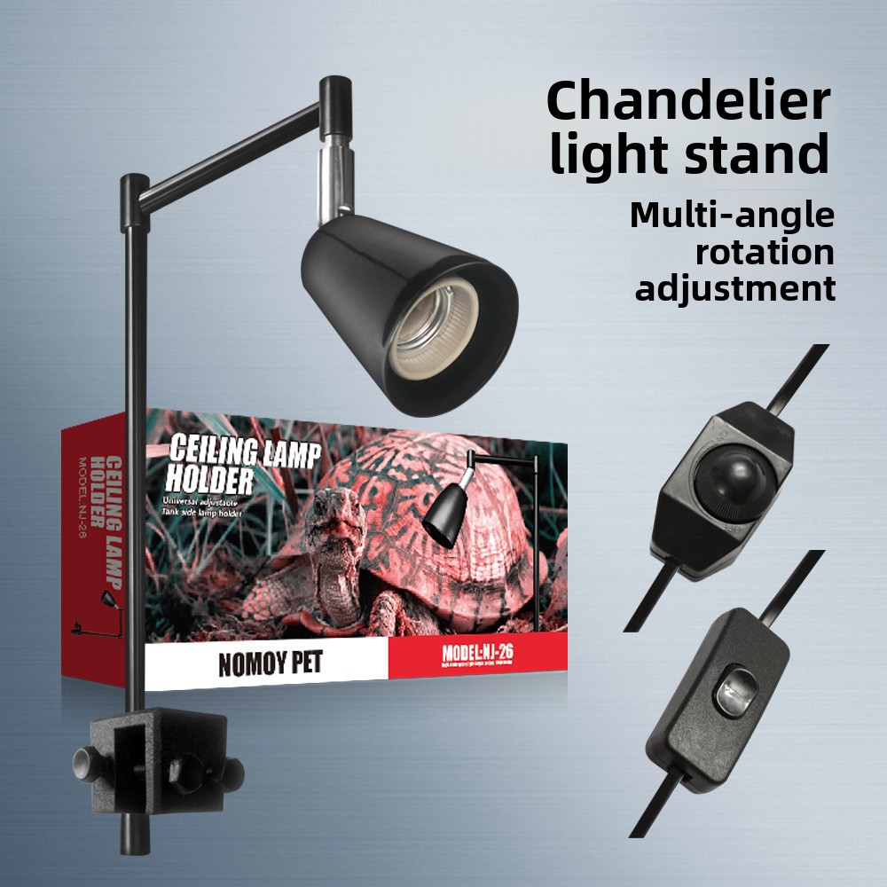 Aquarium Plant Holder - Dudukan Lampu Reptil NOMOY dengan Penjepit