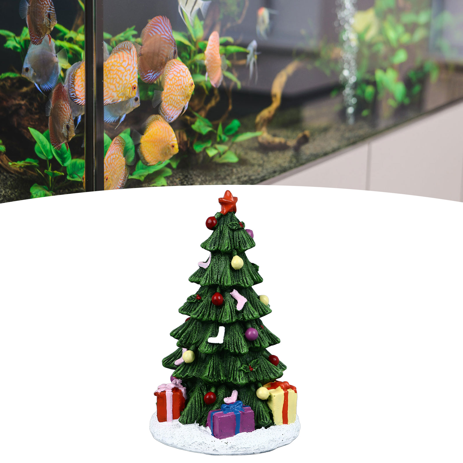 ZK20 ornamen tangki ikan Natal - Aquarium Plant Substrate ulasan dan harga
