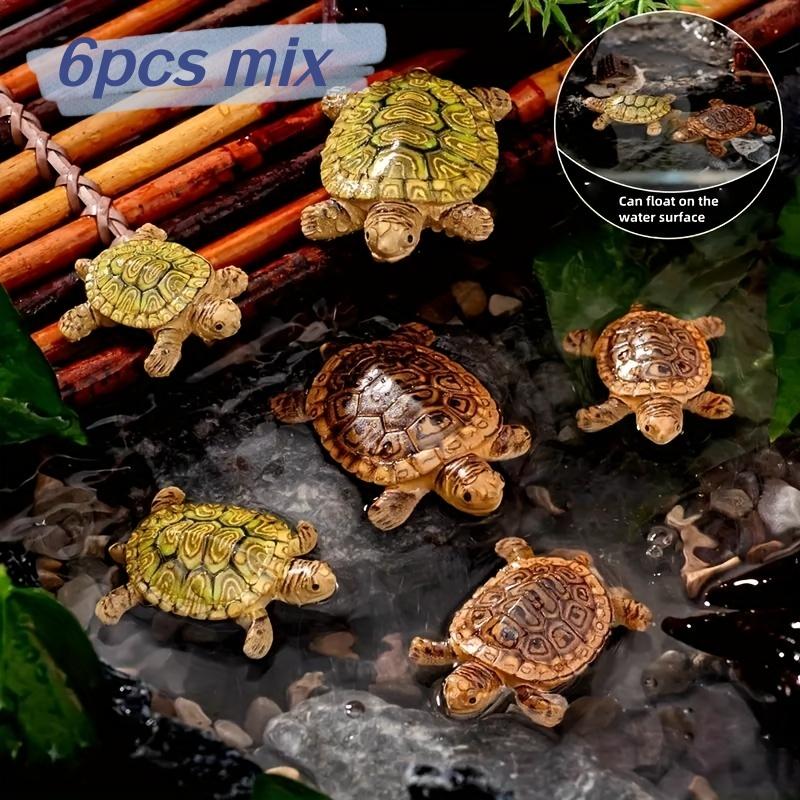 6 Patung Kura-Kura Mini untuk  - Aquarium Moss ulasan dan harga