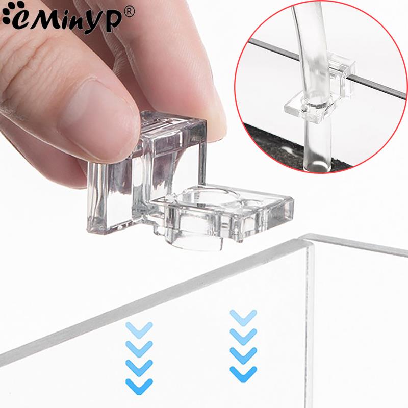 4 buah klip akrilik tangki ika - Aquarium Plant Holder ulasan dan harga