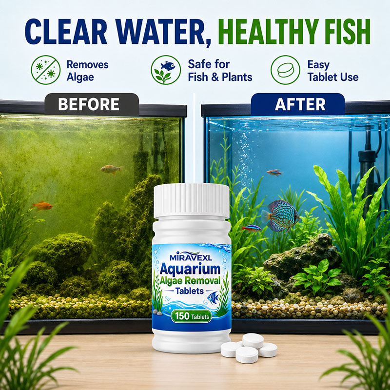 Tablet Penghilang Alga Akuariu - Aquarium Moss ulasan dan harga