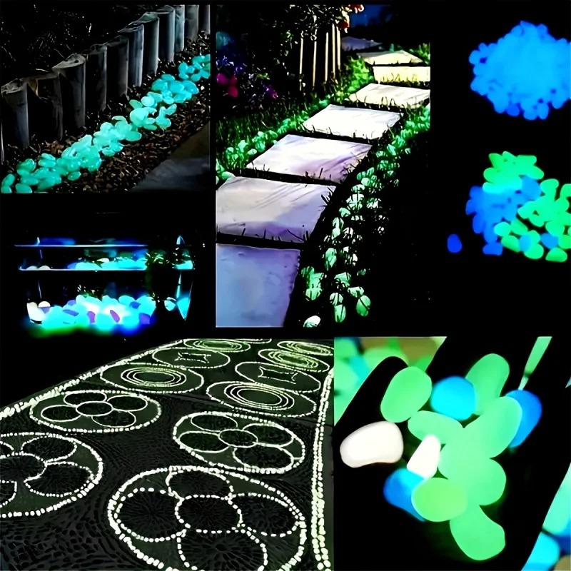 100/300 Buah Kerikil Menyala D - Plant Aquarium Pot ulasan dan harga