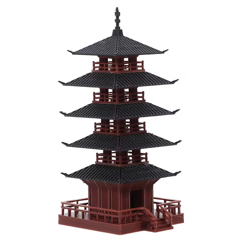 Patung Pagoda Mini Model Bangu - Aquarium Moss ulasan dan harga