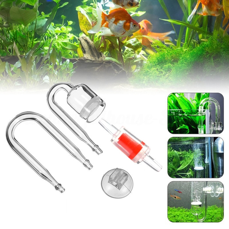 4 buah Set CO2 DIY Diffuser, u - Aquarium Moss ulasan dan harga